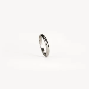 Compromiso^Joyería Suiza alianza de oro blanco_3mm