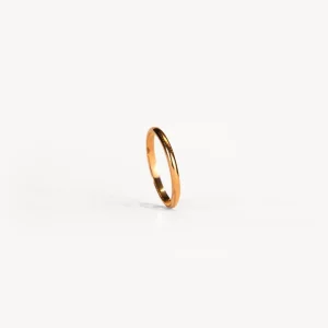 Compromiso^Joyería Suiza alianza de oro rosa_2mm
