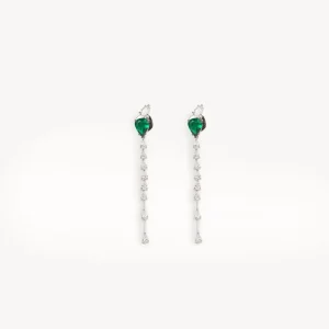 Pendientes^Joyería Suiza Pendientes brillantes y esmeraldas_0293*SSM