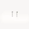 Pendientes^Joyería Suiza Pendientes de aro en oro rosa y brillantes 1PE0031595