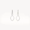 Pendientes^Joyería Suiza Pendientes largos de oro blanco y brillantes_R6074RB2