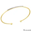 Pulseras^Joyería Suiza Pulsera abierta con brillantes