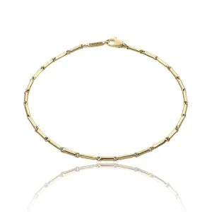 Pulseras^Joyería Suiza Pulsera de Chimento de la colección Bamboo Classic realizada en oro amarillo