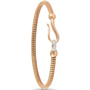 Pulseras^Joyería Suiza Pulsera de KdiKuore en oro rosa y brillantes