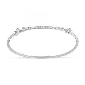 Pulseras^Joyería Suiza Pulsera de oro blanco con brillantes