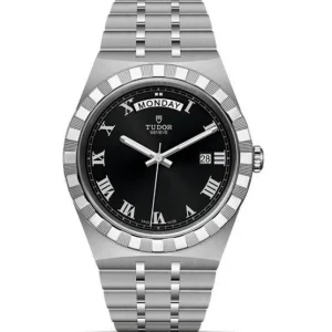 Tudor^Tudor Reloj Royal de 41mm en acero con esfera negra
