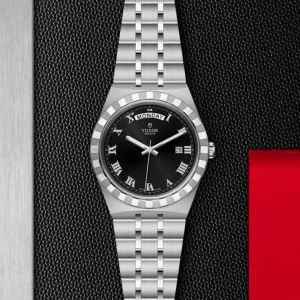Tudor^Tudor Reloj Royal de 41mm en acero con esfera negra