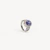 Anillos^Joyería Suiza S_7663-1_ SORTIJA DE ZAFIRO AZUL CON ORLA DE BRILLANTES