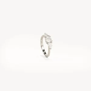 Compromiso^Joyería Suiza Sortija de oro blanco y 3 brillantes_969604000001